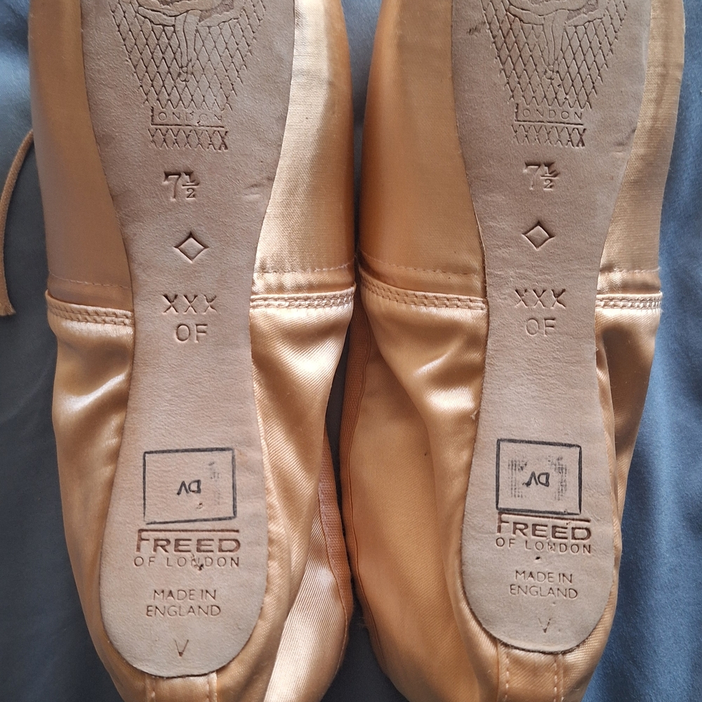 Women's Satin Ballet Shoes - Gold